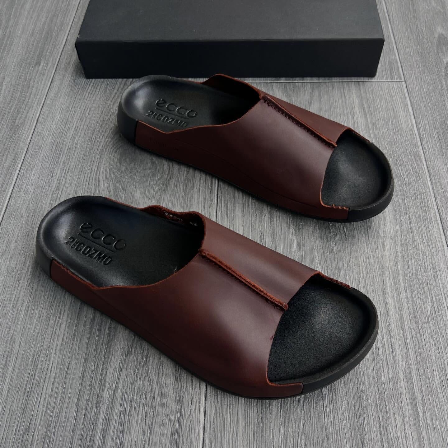 RF-Sandal-VO115-02 en Cuir Marron Homme 1 - Zonama.sn RF-Sandal-VO115-02 en Cuir Marron Homme
